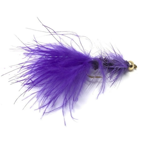 Bead Head Wooly Bugger Fly Fishing Flies - One Dozen - Many Colors and (Best Wooly Bugger Colors)