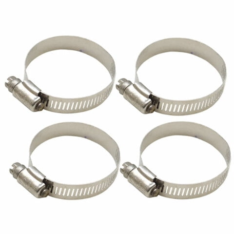Ideal Boat Hose Clamps #28 | 1 5/8 x 2 1/4 Stainless (Set of 4)