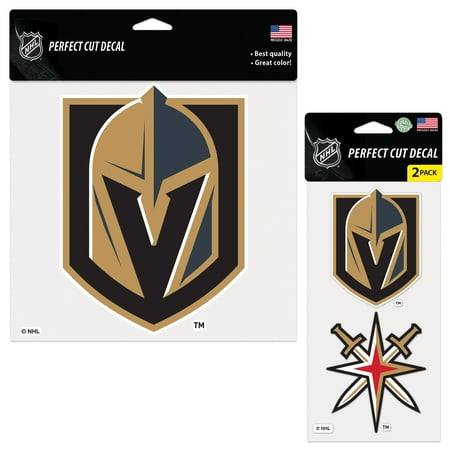 WinCraft Vegas Golden Knights Perfect Cut Decal Two-Pack Set