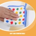 thumbnail image 3 of HEANUJJ 10Pcs Polka Dot Dish Cloths for Kitchen Cleaning Reusable and Absorbent, 3 of 7