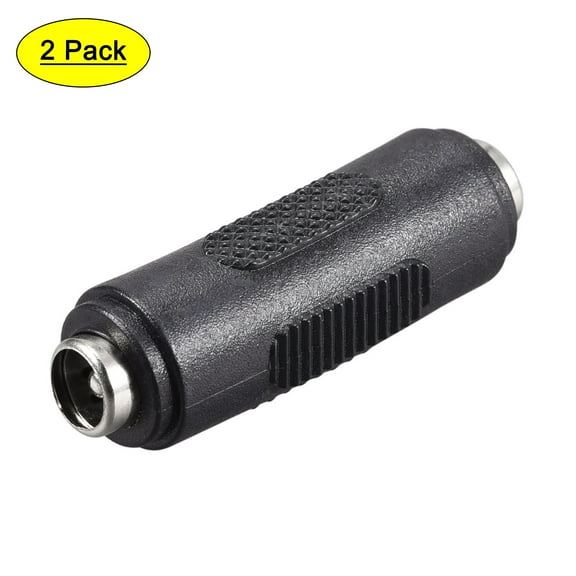 Uxcell 5.5mmx2.1mm Female to Female DC Power Connector, 2 Count