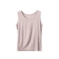 thumbnail image 2 of HongQid Women's Polka Dot U-Neck Tank Tops Casual Loose Fit Sleeveless Shirts with Dot Print for Summer, 2 of 9