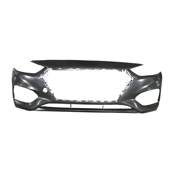 New Aftermarket  Unpainted Front Bumper Cover Replaces 86511J0000 fits 2018-2021 Hyundai Accent