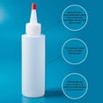 thumbnail image 3 of 1set Plastic Glue Bottles Bottle Caps Through-hole White 4.1x16.3cm capacity: 120ml 12pcs/set, 3 of 7