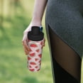 thumbnail image 6 of Fotbe Watermelon Pattern 18 Oz Sports Insulated Kettle Vacuum Cup Stainless Steel Travel Mug Cup Thermal Flask,Insulated Kettle for Cycling Gym Basketball Outdoor, 6 of 7