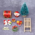 thumbnail image 3 of Accesorios para casa de muñecas 1/12 Adorno navideño en miniatura creativo para hacer tú mismo 12pcs caja de navidad, 3 of 9