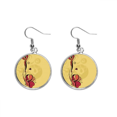 thumbnail image 1 of Plantas de flor colorido arte en grano Pendientes pendientes de plata colgantes joyas señora Unbranded M, 1 of 3