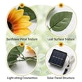 thumbnail image 3 of 90.6in Solar Sunflower String Lights, Artificial Vine with Starry LED Fairy Lights, Floral Garland for Outdoor Garden Fence Decor, 3 of 5