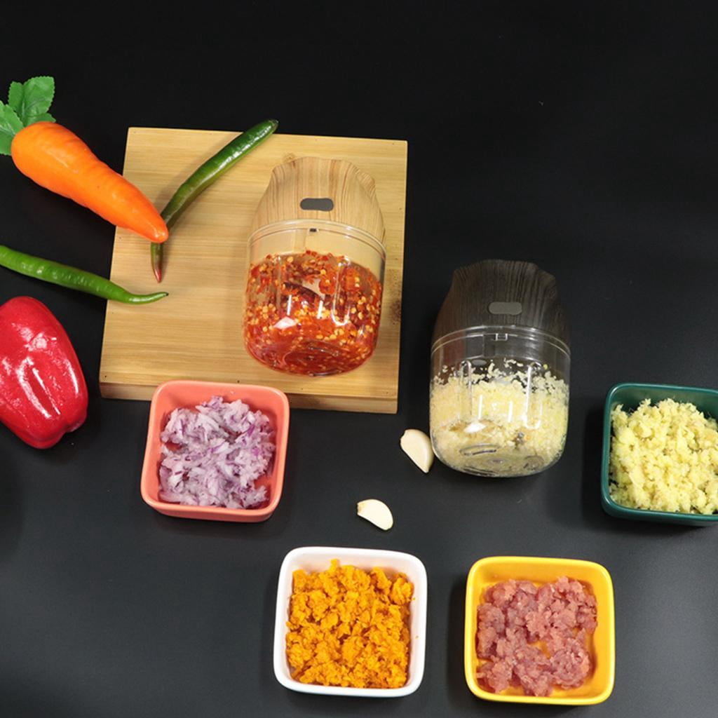 Electric Garlic Chopper Food Processor Vegetable Food Maker for Blending Mincing