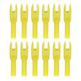 thumbnail image 1 of Uxcell Archery Arrows Nocks, Plastic Insert Arrow Nock Replacement Arrow Tails for Hunting Shooting Compound Recurve Bow Yellow, 1 of 7