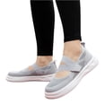 thumbnail image 3 of Women Mary Jane Shoes Slip On Walking Flats Comfortable Dressy Knit Washable Casual Nurse Shoe with Arch Support, 3 of 5