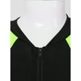thumbnail image 6 of Fldy Kids One Piece Shorty Swimsuit Zipper Front Rash Guard Swimwear Quick Dry Bathing Suit Wetsuit Black Yellow 14, 6 of 7