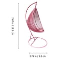 thumbnail image 4 of 1Pc Tear Drop Hanging Chair Swing Chair Toy Mini House Accessories Random Color, 4 of 8