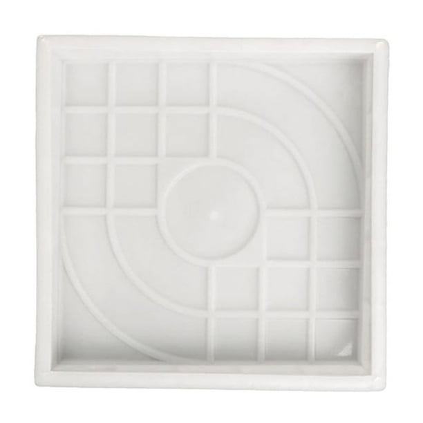 Xihbxyly Molde para Pavimento de Jardín, Piedra de Hormigón para Hacer Tú Mismo, Molde de Plástico Resistente, Fácil de Usar para Caminos de Jardín, Pasarelas, Patios y Decoración de Exteriores, 9,84