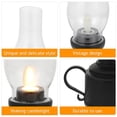 thumbnail image 2 of LED Decor Rustic Accent Kerosene Retro LED Kerosene Chamber Oil Lamp Handheld Oil Lantern Vintage Kerosene Lamp, 2 of 3