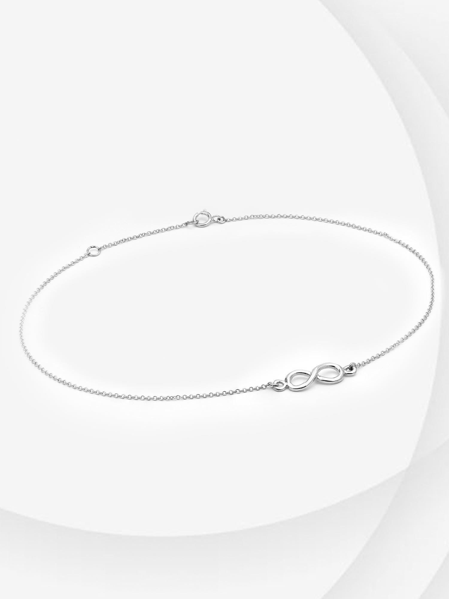 JewelersClub .925 Sterling Silver Women Anklets, 11 Inch