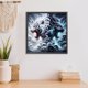 thumbnail image 4 of Pintura de diamante 5D DIY taladro redondo completo Wdftyju bestia divina nublada 30x30cm negro blanco, 4 of 9