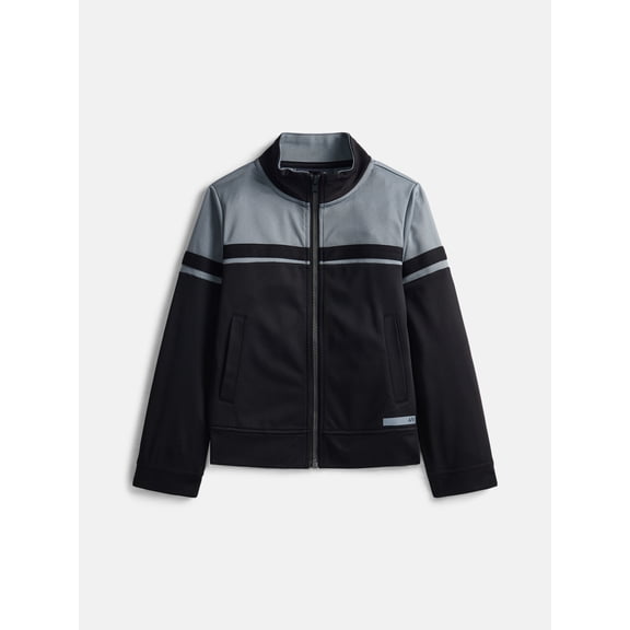 Athletic Works Boys Tricot Track Jacket, Sizes 4-18 & Husky