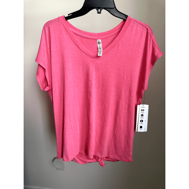 RBX Active Women's Fit Breathable Running Workout Short Sleeve Top M $38 pink