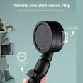 thumbnail image 6 of CASAFUN Premium High Pressure Shower Handheld Showerhead with 3 Spray Modes for the Elderly Children, Modern Chromes Look Built in Power Spray for Home, Gym, Hotel, Bath, 6 of 9
