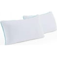 thumbnail image 1 of TEMOGU-2 Pack Shredded Memory Foam Pillows - Moldable, Fluffable, Customizable - Universally Comfortable - Queen, White, 1 of 4