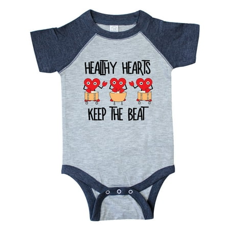 

Inktastic Healthy Hearts Gift Baby Boy or Baby Girl Bodysuit