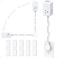thumbnail image 1 of Extensor de Enchufe Eléctrico TROND Giratorio 360° con USB C de 20W, 1 of 7