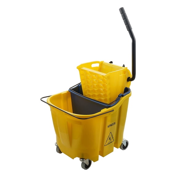 Carlisle 9690404 Sparta Yellow 35 Quart Combo Mop Bucket