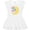 AA-White, variant on Inktastic Twinkle Twinkle Little Star with Yellow Moon Girls Baby Dress
