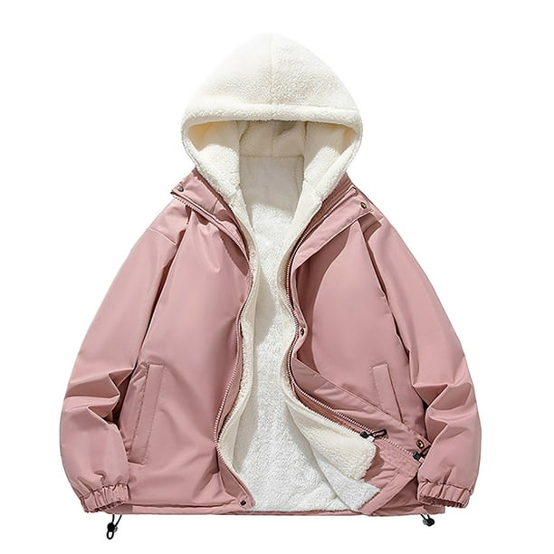 Kalauyu Men's Winter Hooded Fake Two-piece Spliced Cotton Coat Retro Thickened Warm Windproof Parkas Jacket