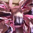 thumbnail image 3 of Holiday Time 1 Count 5.5" Christmas Metallic Puffy Bow Ornament, Pink, 3 of 5