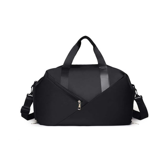 Sonducket Bolsa de gimnasio deportiva para mujer, bandolera multifunción de viaje para tableta, bandolera con múltiples bolsillos, para Fitness Mochilas de mochilero Negro