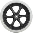 thumbnail image 1 of 8 Inch Manual Wheelchair Front Wheels Disabled Replacement Parts Elderly Health Care Vehicles Walk Chair Walker Non-Slip Rubber Wheels Tw-YuJia, 1 of 5