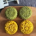 thumbnail image 2 of TIERPOP Mooncake Mold Mooncake Stamps Hand Press Tool Plastic Material Baking Accessory, 2 of 12