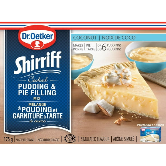 Dr. Oetker Shirriff Coconut Pudding and Pie Filling, 175 g