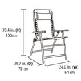 thumbnail image 3 of Mainstays Folding Bungee Chair, 3 of 9