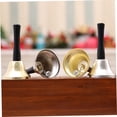thumbnail image 4 of WEUVEB 3Ud Manual Handbell De Metal Plateado Para Recepciones Y De Eventos, 4 of 8