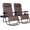 Brown, variant on NeoNiches Zero Gravity Recliners Outdoor Adjustable Folding Reclining Lounge Chairs w/Pillows, Cup Holder Trays and Carry Strap for Patio Backyard Beach Navy Blue Set of 2