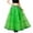 Green, variant on RUTAYY Women Big Swing Long Boneless Skirt Half Shag Petticoat Solid Color Casual Travel Skirts
