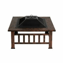 Vulcan Foxdale Steel Square Wood-Burning Fire Pit