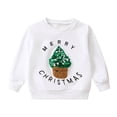 thumbnail image 2 of Ydojg Long Sleeve Tops For Kids Toddler Autumn Winter Boys Girls Christmas Letter Prints Hoodie Tops Pullover Casual Sports Outwear For Children Clothes, 2 of 7
