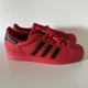 thumbnail image 1 of Adi - das Superstar Men’s Size 8.5 ‘Scarlet Black’ Casual Shoes ID9773 NEW, 1 of 6