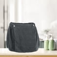 thumbnail image 2 of Unique Bargains - Toalla de baño para hombre, 2 uds., envoltura corporal para ducha, albornoces de spa, diadema, 30x140cm, gris, 2 of 7