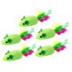 thumbnail image 3 of 5 Pcs Green Toy Cat Rattle Mice Cat Mice Animals Toys Funny Toy Cat Catnip Toys Cats Cat Chew Toys, 3 of 3