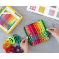 thumbnail image 4 of Friendly Loom Kit De Agarraderas De 7 Pulgadas Telar De Metal Verde Y Lazos De Algodón De Colores Brillantes Del Arco Iris Hace 2 Agarraderas Hecho En Los Ee. Uu. Por Harrisville Designs., 4 of 9