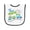 White and Black, variant on Inktastic My First Easter Train Baby Terry Cloth Bib