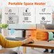 thumbnail image 2 of Potente miniventilador calefactor, Calefactor de mesa para hogar con termostato variable | Calentador silencioso con bajo consumo de energía | Calefacción auxiliar eléctrica perfecta, 2 of 4
