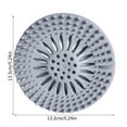 thumbnail image 3 of KULOKHUI Bathroom Sink Drain Strainer Sink Sewer Filter Screen Bathroom Floor Drain Odor Proof Toilet Sink Anti Clogging Hair FilterFOne Size, 3 of 3