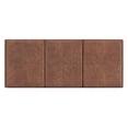 thumbnail image 6 of Avalon 42 inch Wide Contemporary Storage Ottoman in Distressed Saddle Brown Vegan Leather, 6 of 17
