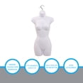 thumbnail image 2 of SSWBasics Female Mannequin Torso - Fits Women’s Sizes 5-10 - Molded  Shatterproof & White, 2 of 7